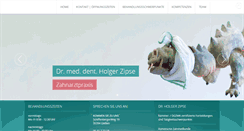 Desktop Screenshot of dr-zipse.de